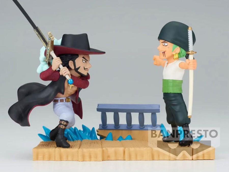 Online Limit Break Collectables One Piece World Collectable Figure Log Stories Roronoa Zoro Vs. Dracule Mihawk